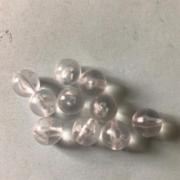 Perle en résine transparente 10 mm - Pourpre x1 - Perles & Co