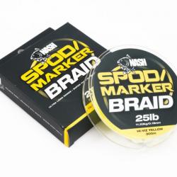 Tresse Nash Spod & Marker Braid Hi-Viz Yellow 300M JAUNE