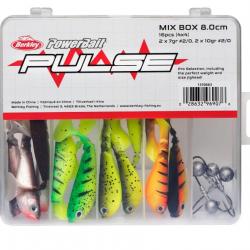 Leurre Souple Berkley Pulse Shad Box 8Cm+Jigheads Assortis