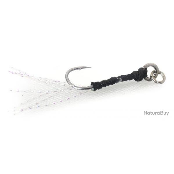 Assist Hook Duo Drag Metal Assist Hook Dc-Sc Single Clear Tinsel N8