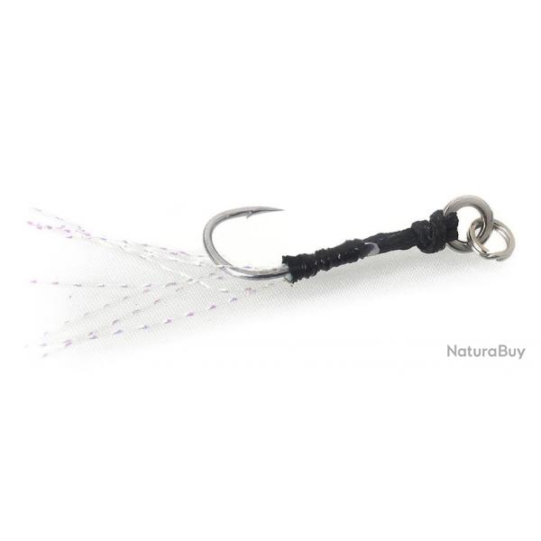 Assist Hook Duo Drag Metal Assist Hook Dc-Sc Single Clear Tinsel N11