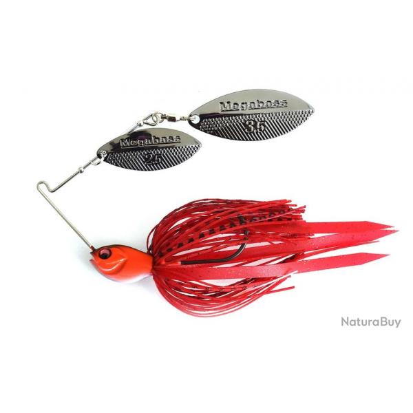 Spinner - Bait Megabass Sv-3 3/8 Double Willow FIRE RED