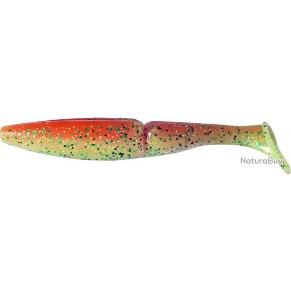 Leurre Souple Sawamura One Up Shad 2 ORANGE GREEN