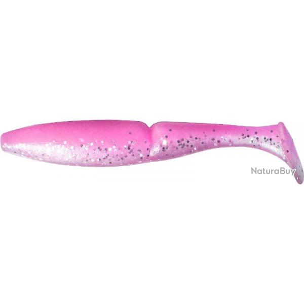 Leurre Souple Sawamura One Up Shad 2 PINK BACK GLITTER BELLY