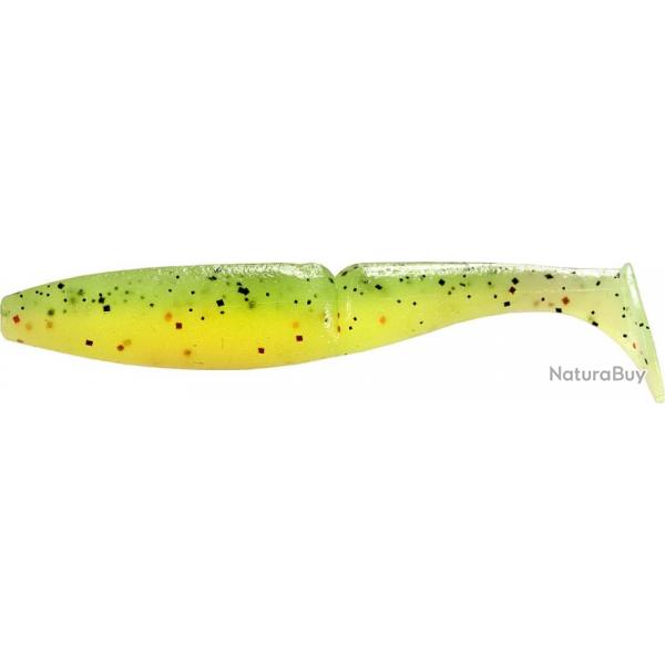 Leurre Souple Sawamura One Up Shad 3 APPLE GREEN FLAKES