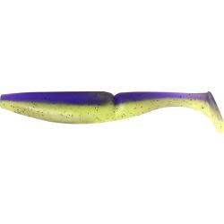 Leurre Souple Sawamura One Up Shad 4 PURPLE CHART PEPPER