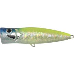 Leurre Fish Tornado Tornado Koz Pencil Popper Normal 180 Fl WHITE ABALONE CHART BACK