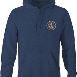 Sweat A Capuche Grundens Displacement Hoodie Navy Heather