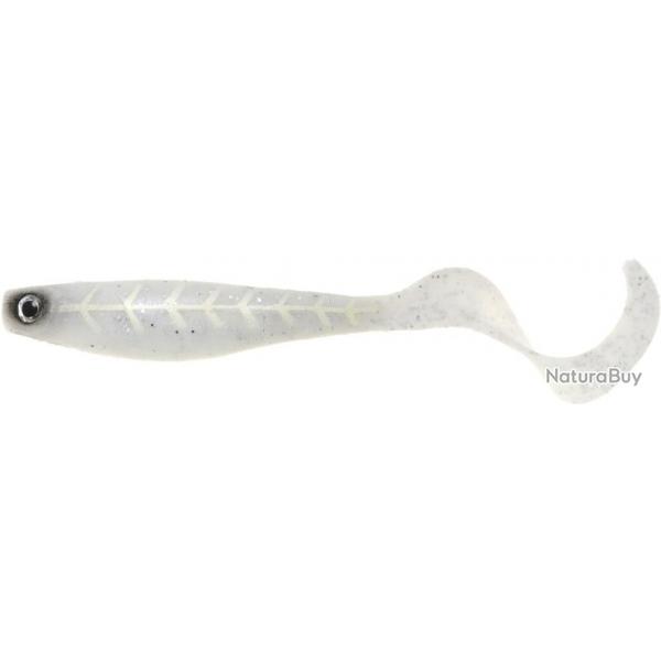 Leurre Souple Hyperlastics Curlyminn 6'' Pro Swimbait WHITE GHOST