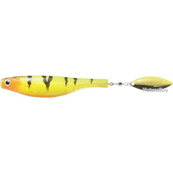 Leurre Souple Hyperlastics Dartspin Pro Jig Head 3 - 14G FIRE TIGER CHARTREUSE