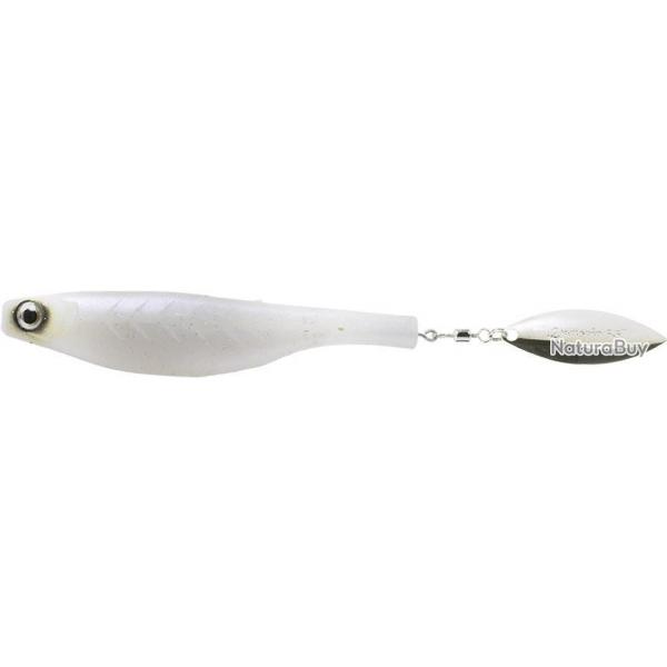 Leurre Souple Hyperlastics Dartspin Pro Jig Head 3 - 14G WHITE GHOST SILVER