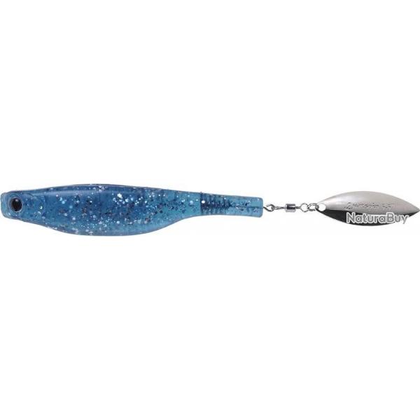 Leurre Souple Hyperlastics Dartspin 3 - 14G SEE THROUGH BLUE - SLIVER