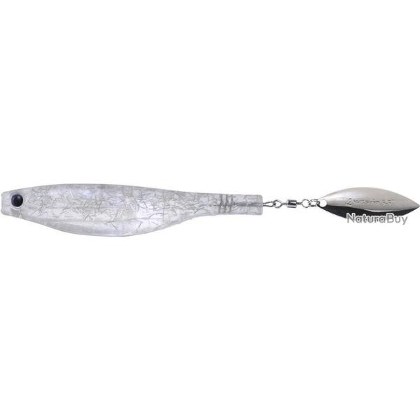 Leurre Souple Hyperlastics Dartspin 3 - 14G SEE THROUGH CLEAR - SILVER