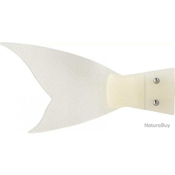 Nageoire Leurre Madness Balam 300 Spare Tail CLEAR WHITE