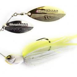 Spinner - Bait Megabass Sv-3 1/2 Double Willow WHITE CHART