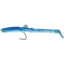 Leurre Souple Nikko Kasei Flextail - 8,5Cm BLUE WHITE