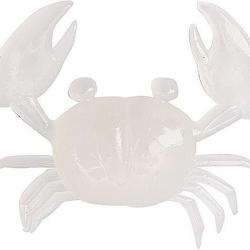 Leurre Souple Nikko Kasei Super Little Crab GLOW WHITE