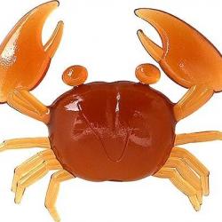 Leurre Souple Nikko Kasei Super Little Crab GREEN PUMPKIN