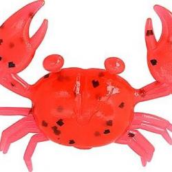 Leurre Souple Nikko Kasei Super Little Crab SOLID RED
