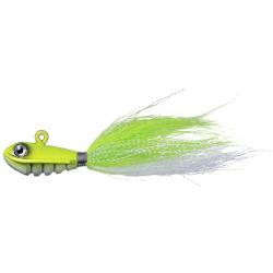 Jig Ocean Born Bouncing Bucktail 112Grs 6/0 CHARTREUSE PEARL