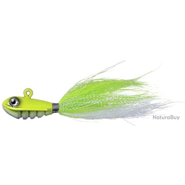 Jig Ocean Born Bouncing Bucktail 112Grs 6/0 CHARTREUSE PEARL