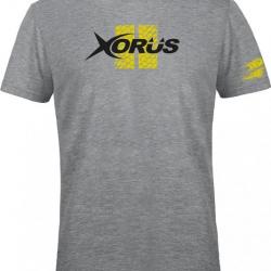 T Shirt Ultimate Fishing Xorus Gris Clair Chine Et Jaune