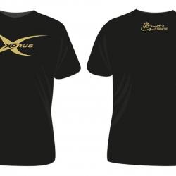 T Shirt Ultimate Fishing Xorus Noir Et Or