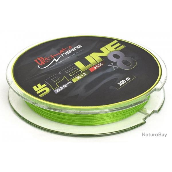 Tresse Ultimate Fishing Uf Pe Line X8 150M Chartreuse 13,2LBS