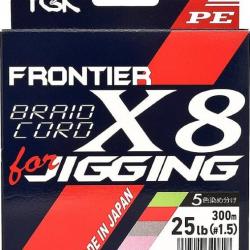 Tresse Ygk Frontier Braid Cord D740 X8 Jigging 200M 0,8PE