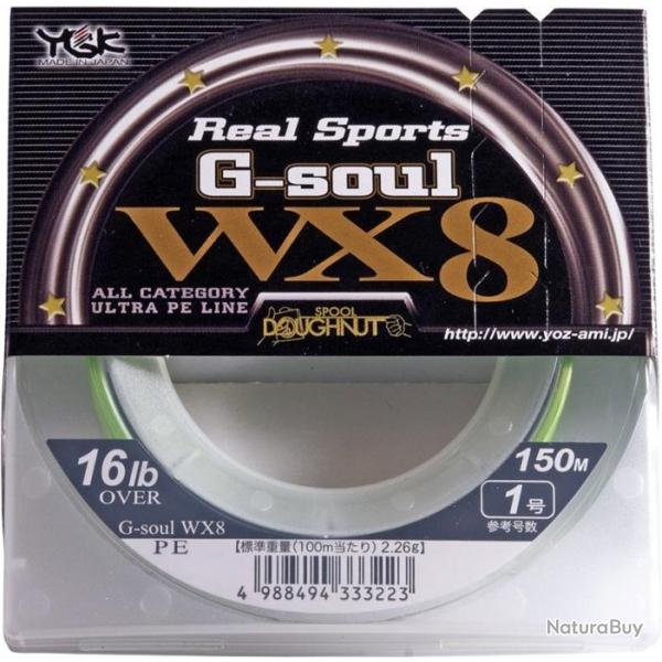 Tresse Ygk Wx8 R Sp G Soul Green D610 150M 12LBS