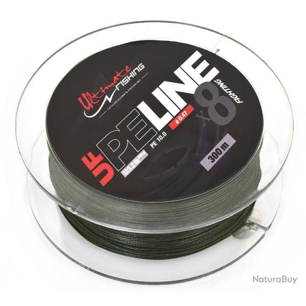 Tresse Ultimate Fishing Uf Pe Line X8 Fighting - 300 M