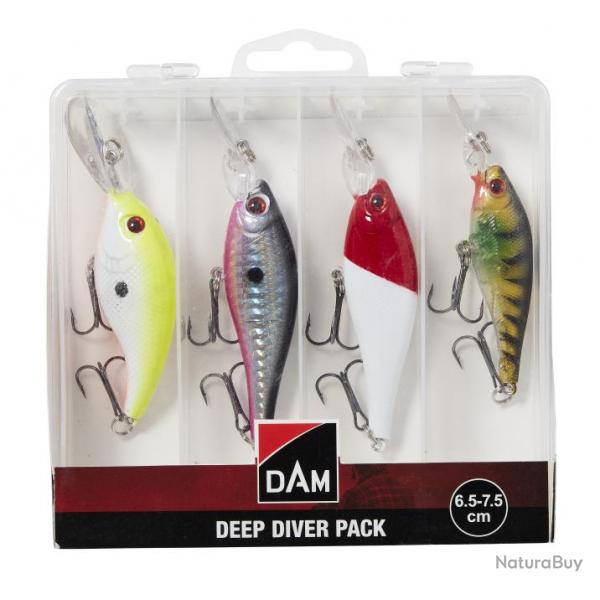 Pack de Leurre Dam Deep Diver 6.5-7.5Cm
