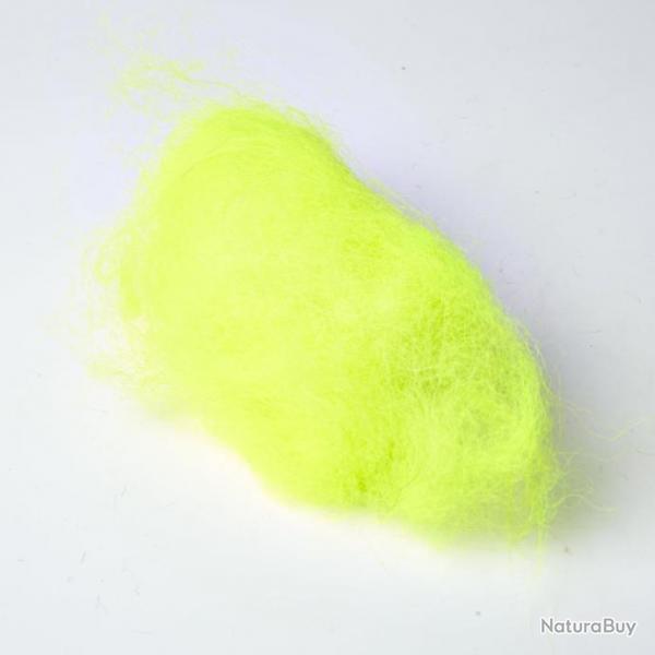 Poils De Yak Beige JAUNE FLUO