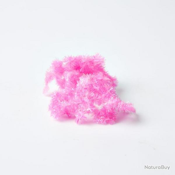 Fibre De Charette Ice Chenille Fine ROSE FLUO