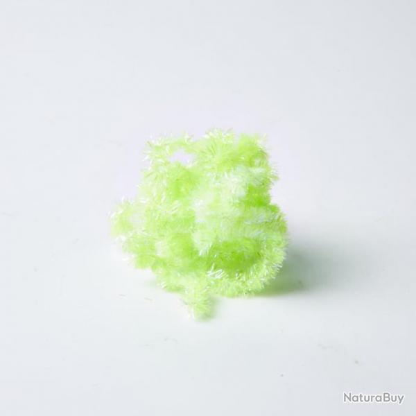 Fibre De Charette Ice Chenille Fine VERT FLUO