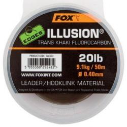 Fluorocarbon Fox Edges Illusion Leader X Trans Khaki 50m 40/100-9,1KG
