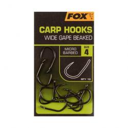 Hamecon Fox Carp Hooks Armapoint Wide Gape N°4