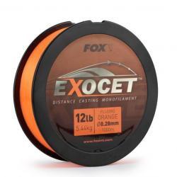 Nylon Fox Exocet Fluoro Orange Mono 1000M 30/100-6,5KG