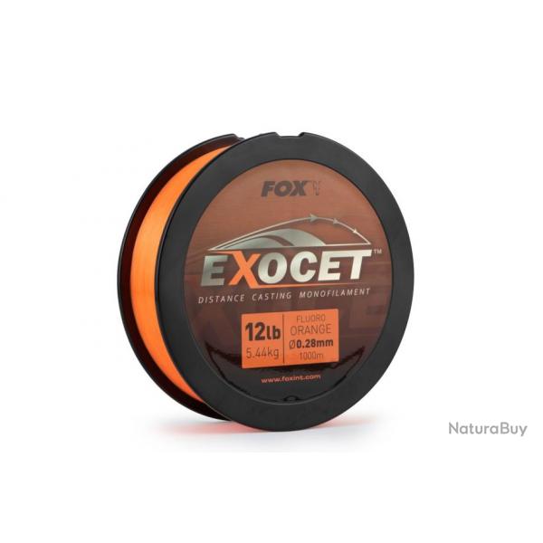 Nylon Fox Exocet Fluoro Orange Mono 1000M 30/100-6,5KG