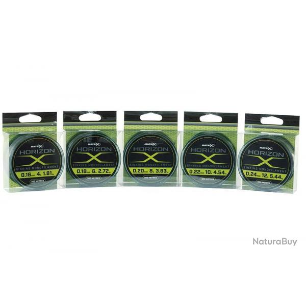 Nylon Matrix Horizon X Sinking Monofilament 300M 10LBS