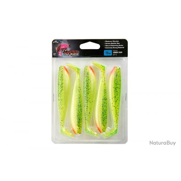 Leurre Souple Fox Rage Zander Pro Ultra UV 7,5cm x5 LEMONTIGER