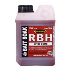 Additif Liquide Fun Fishing RBH Bait Soak System 1L Spice Bomb