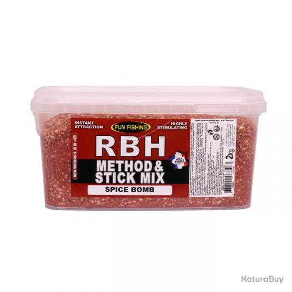 Mix Fun Fishing RBH Method & Stick Mix 2kg Spice Bomb