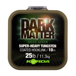 Tresse a Bas de Ligne Korda Dark Matter Tungsten Coated Braid 10M 18LBS