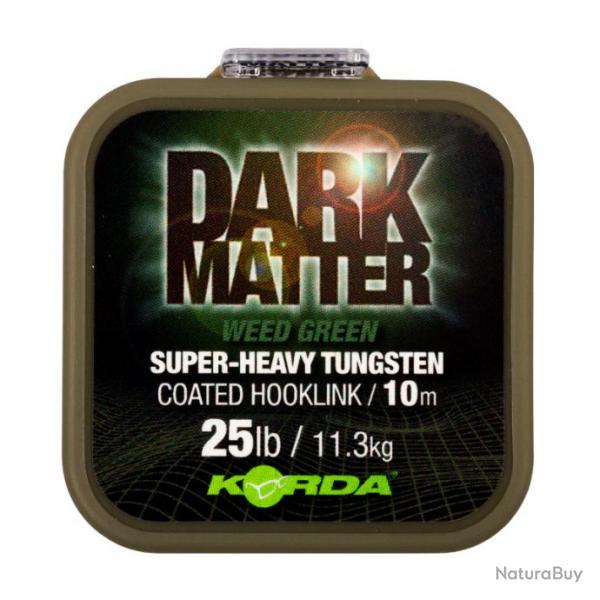 Tresse a Bas de Ligne Korda Dark Matter Tungsten Coated Braid 10M 25LBS