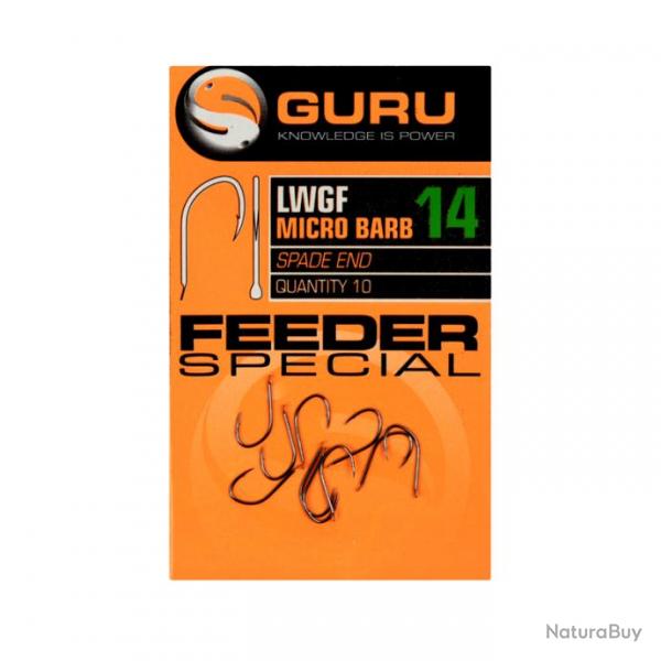 Hamecon Guru Feeder Special Hook Barbed/Spade End N10
