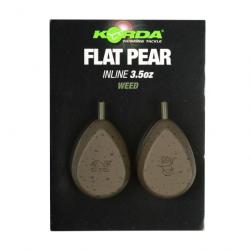 Plombs Korda Flat Pear Inline X2 140G
