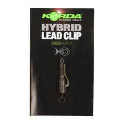 Kit Clip Plombs Korda Hybrid Lead Clips WEED