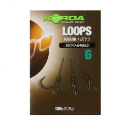 Bas de Ligne Korda Loop Rigs Krank 18 Lb N°4