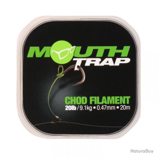 Filament Bas de Ligne Korda Mouthtrap 20M 43/100